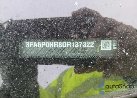 2013 Ford Fusion Se z USA, uszkodzony, nr VIN 3FA6P0HR8DR137322